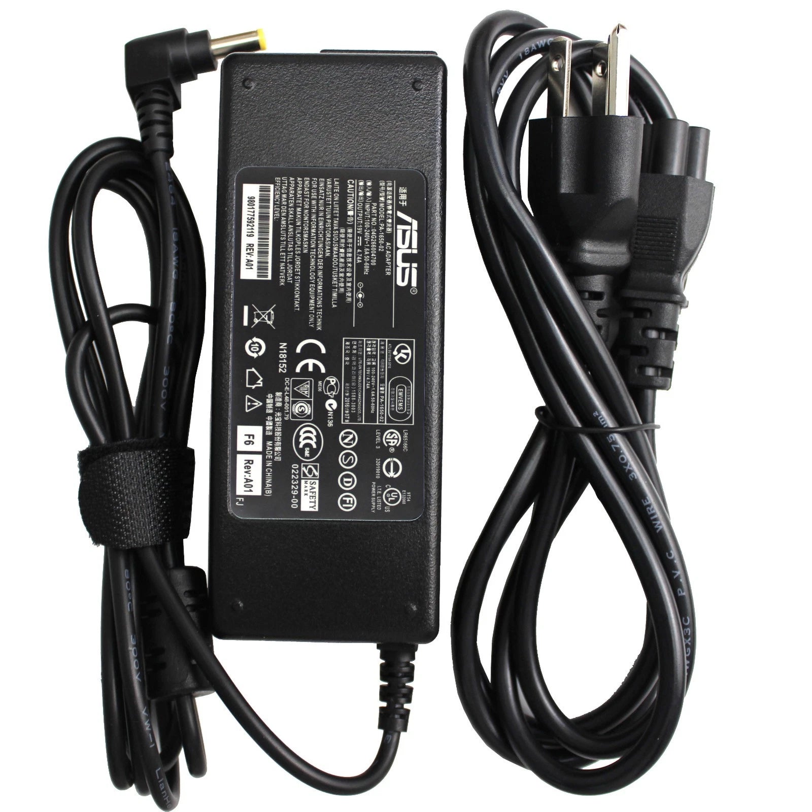 Genuine 90W Asus Power Adapter Charger X83 X83V X83VM Q550LF K53U K55 K55A K55N