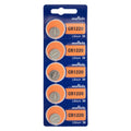 Murata CR1220 40mAh 3V Lithium (LiMnO2) Coin Cell Watch Battery - 5 Pieces