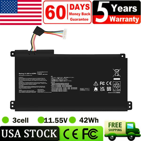 B31N1912 Battery For ASUS VivoBook 14 E410MA E510KA R522MA Series C31N1912 42Wh