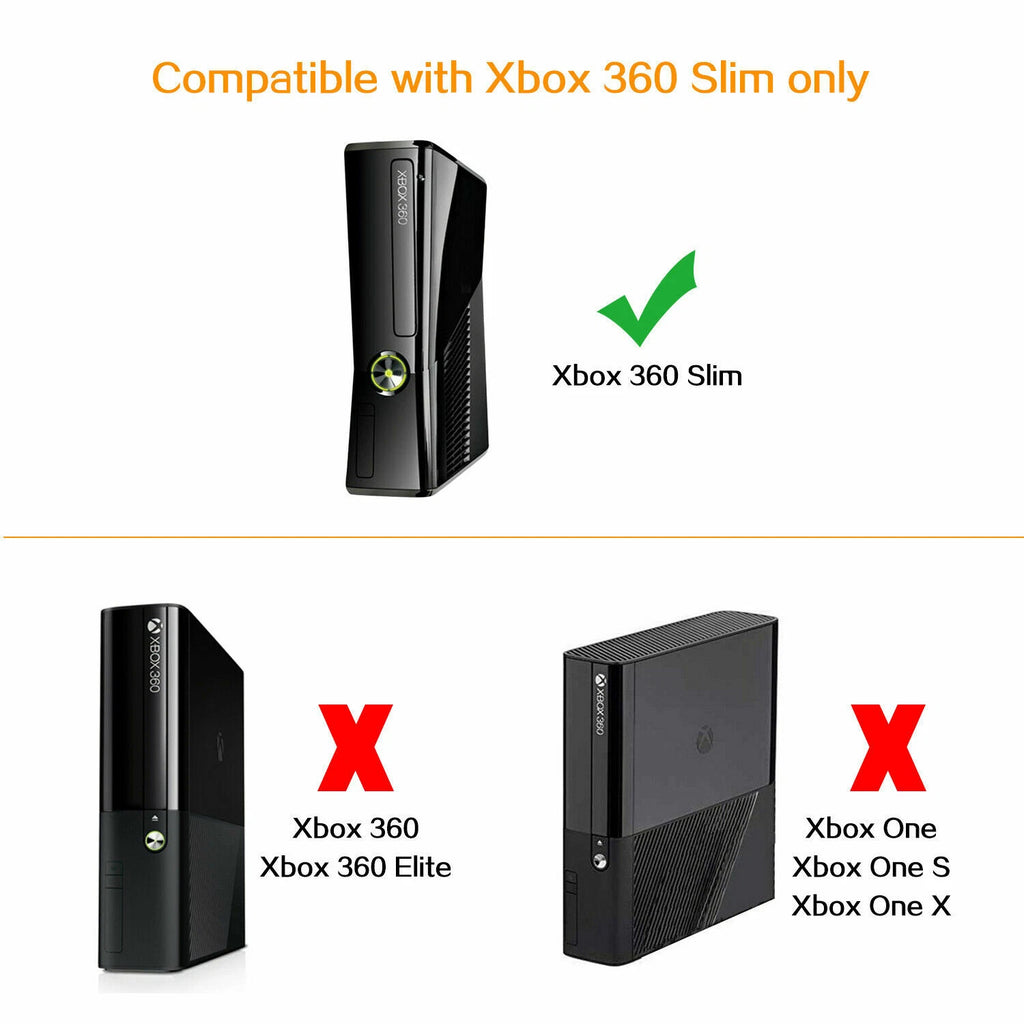 Fast Charger 12V 10.83A AC Adapter Power Supply Cord for Microsoft Xbox 360 Slim