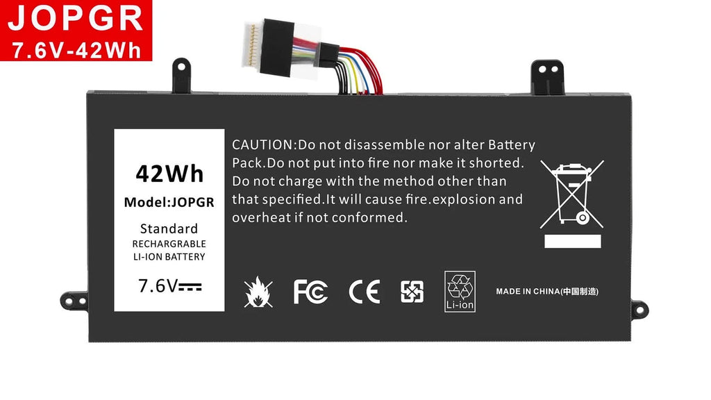 1WND8 J0PGR battery for Dell Latitude 5285 5290 2-in-1 T17G JOPGR X16TW 0FTH6F