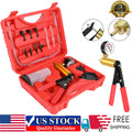 Hand Held Vacuum Pressure Pump Tester Set Brake Fluid Bleeder Bleeding Kit + Box