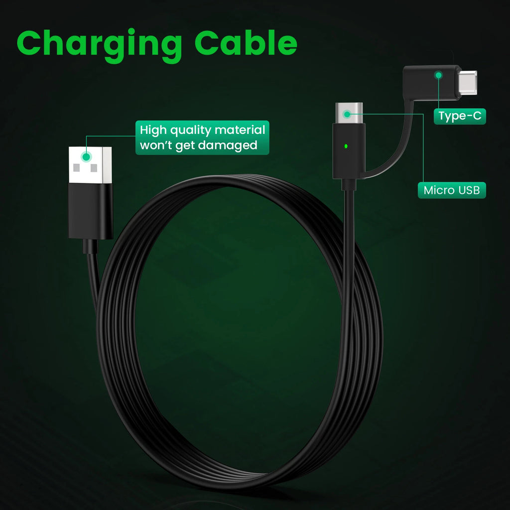 2*Rechargeable Battery+USB Charger Cable Pack For XBOX One/360/S/X Controller US