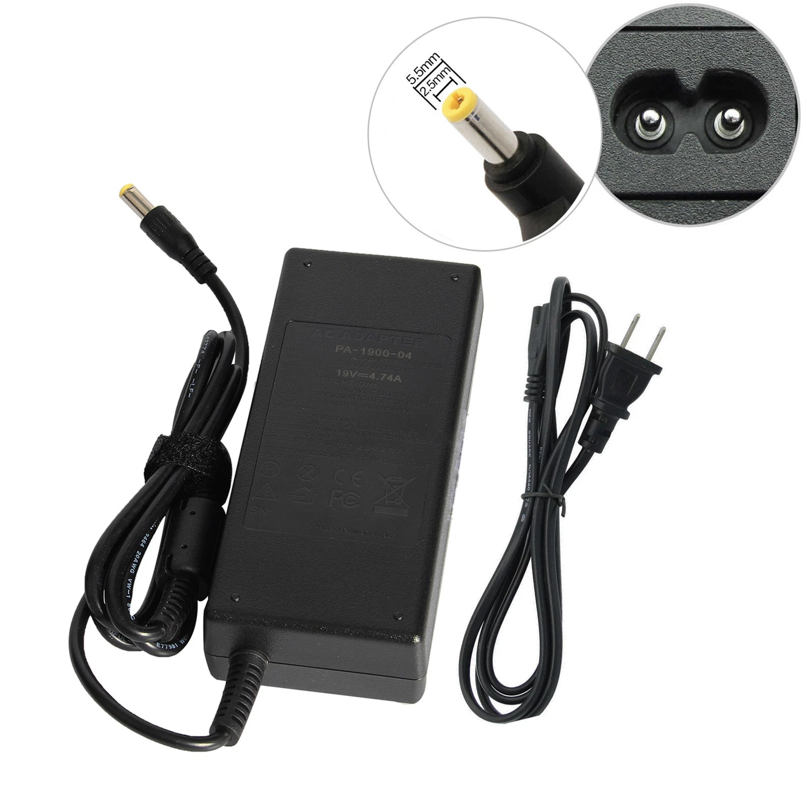19V 4.74A Adapter For Westinghouse LD-3255VX LED HDTV TV Charger Power Cord PSU