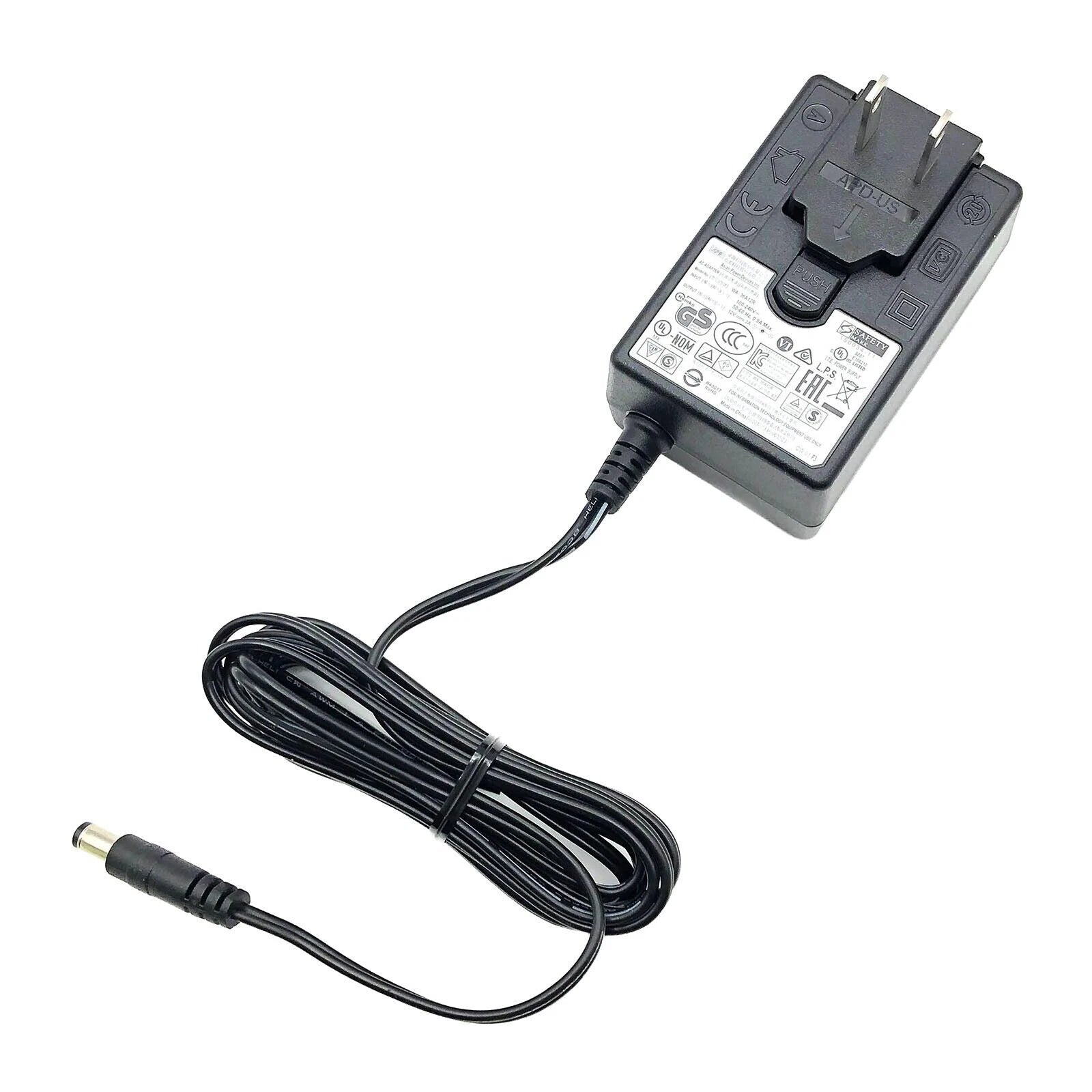 NEW Original APD WA-36A12R Wall Plug-In AC Adapter WA-36A12 12V 3A Power Charger