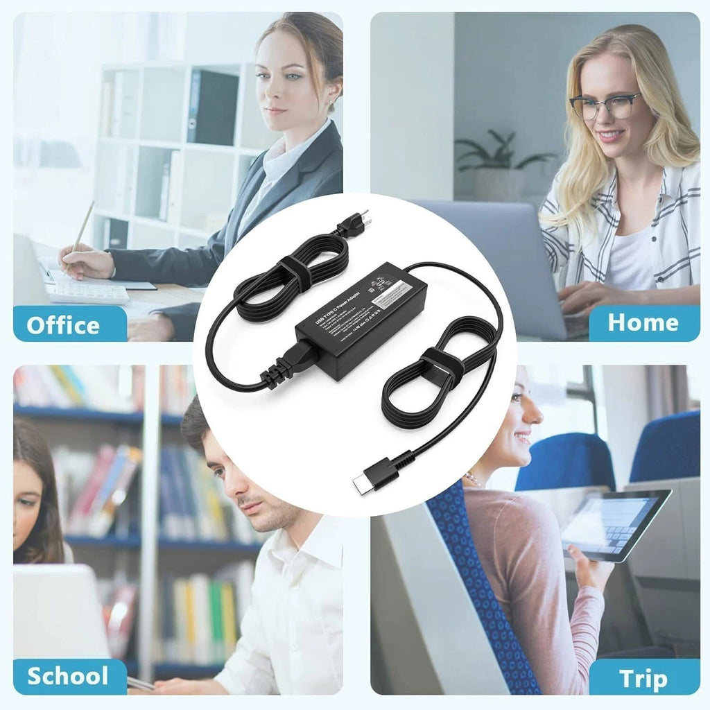 60W 65W USB-C Laptop Charger for Dell Latitude 5540 3450 7440 7430 5530 5550