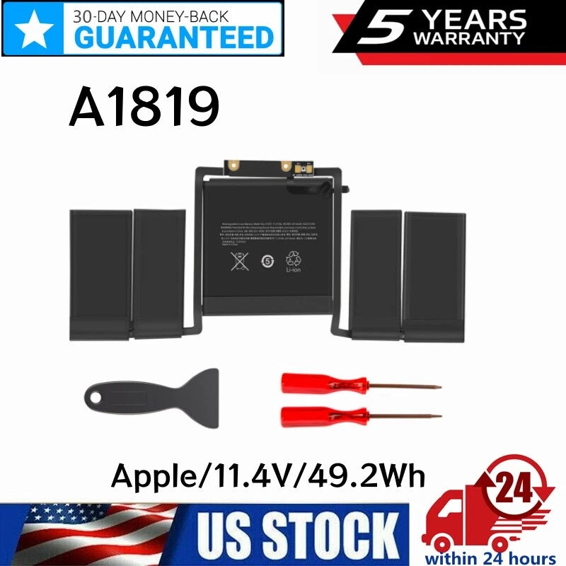 A1819 A1706 Battery for Apple MacBook Pro13" EMC 3071 3163 2016 2017 MPXV2LL/A