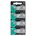 4 Murata 397 Watch and Calculator Batteries - Replaces Sony