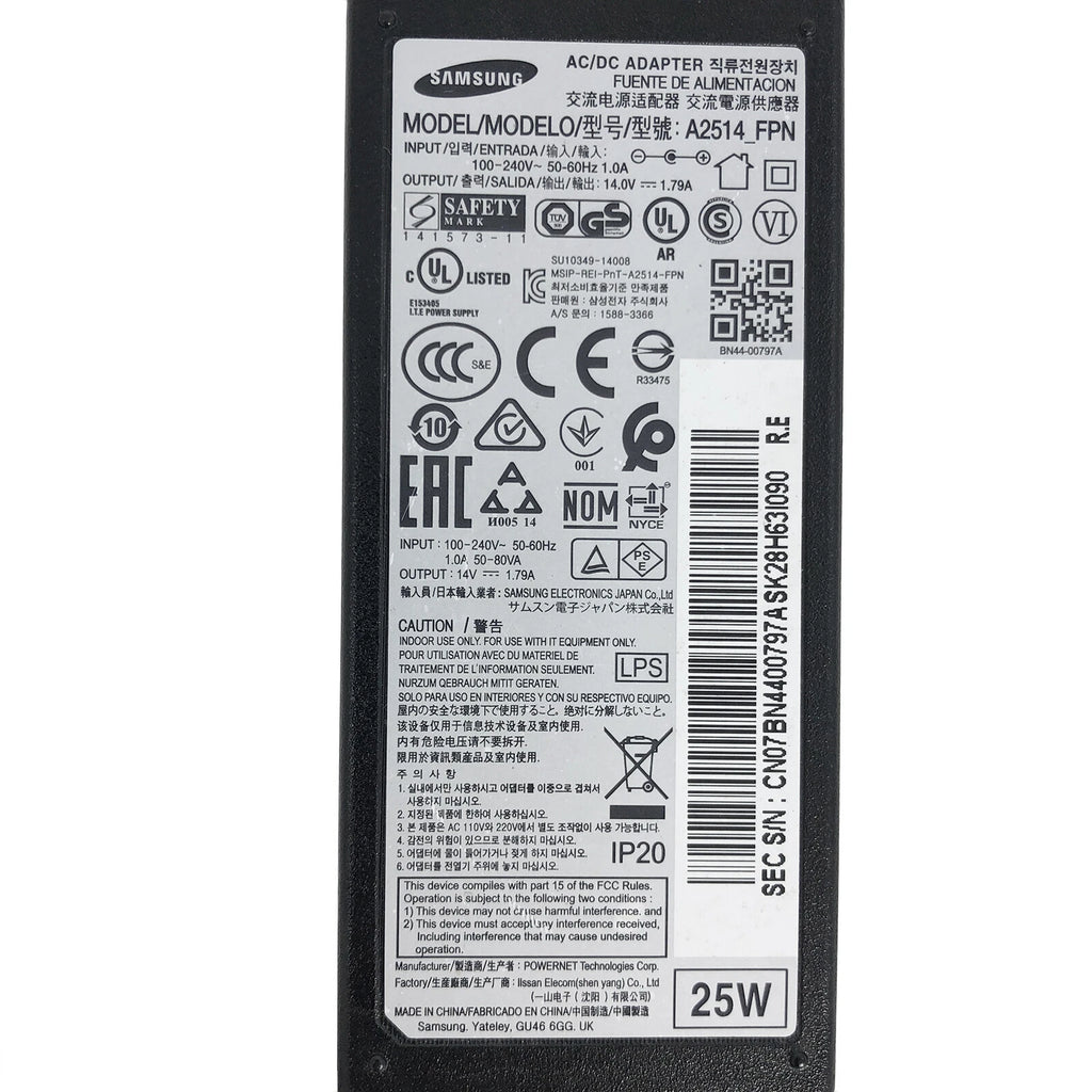 NEW Genuine Samsung Monitor A2514 KSM 14V 1.79A 25W AC Adapter Charger 1.786A