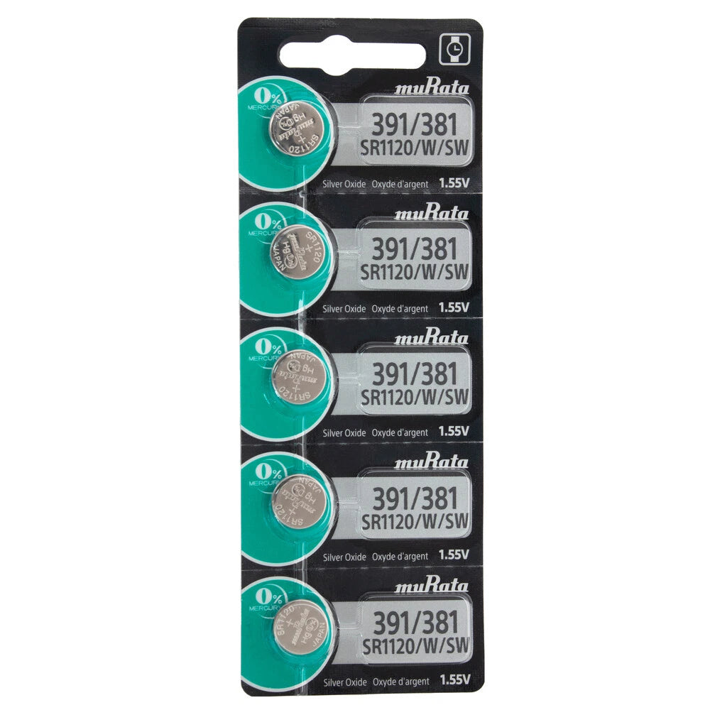 Murata 391 Watch Batteries 10 Pcs - Replaces Sony