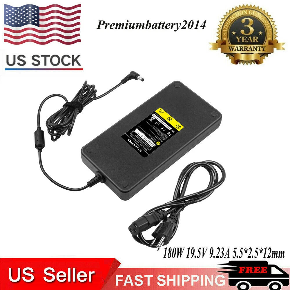 19.5V 9.23A AC Adapter Charger For MSI GV62 GV72 GS65 GS63 GS63VR GS43VR GS60