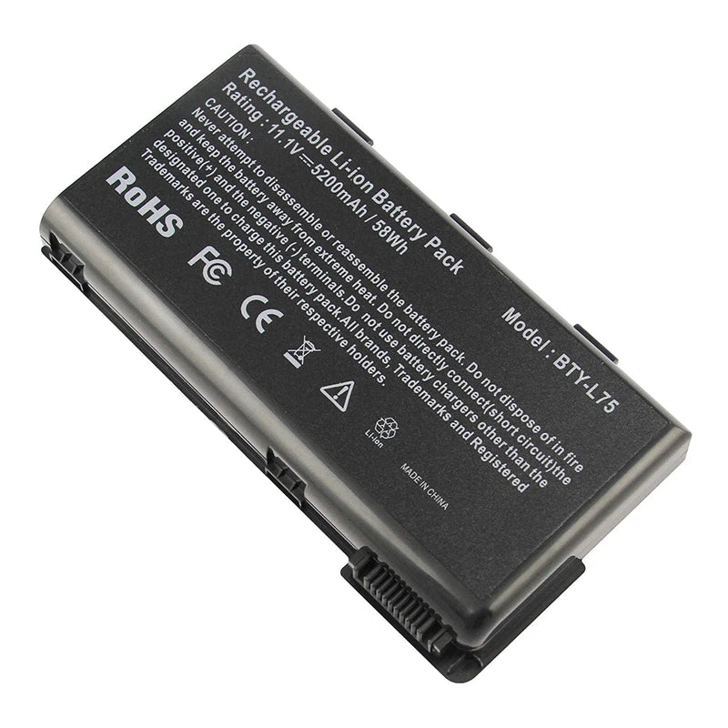 Battery for MSI BTY-L74 BTY-L75 MS-1682 A5000 A6000 91NMS17LD4SU1 91NMS17LF6SU1