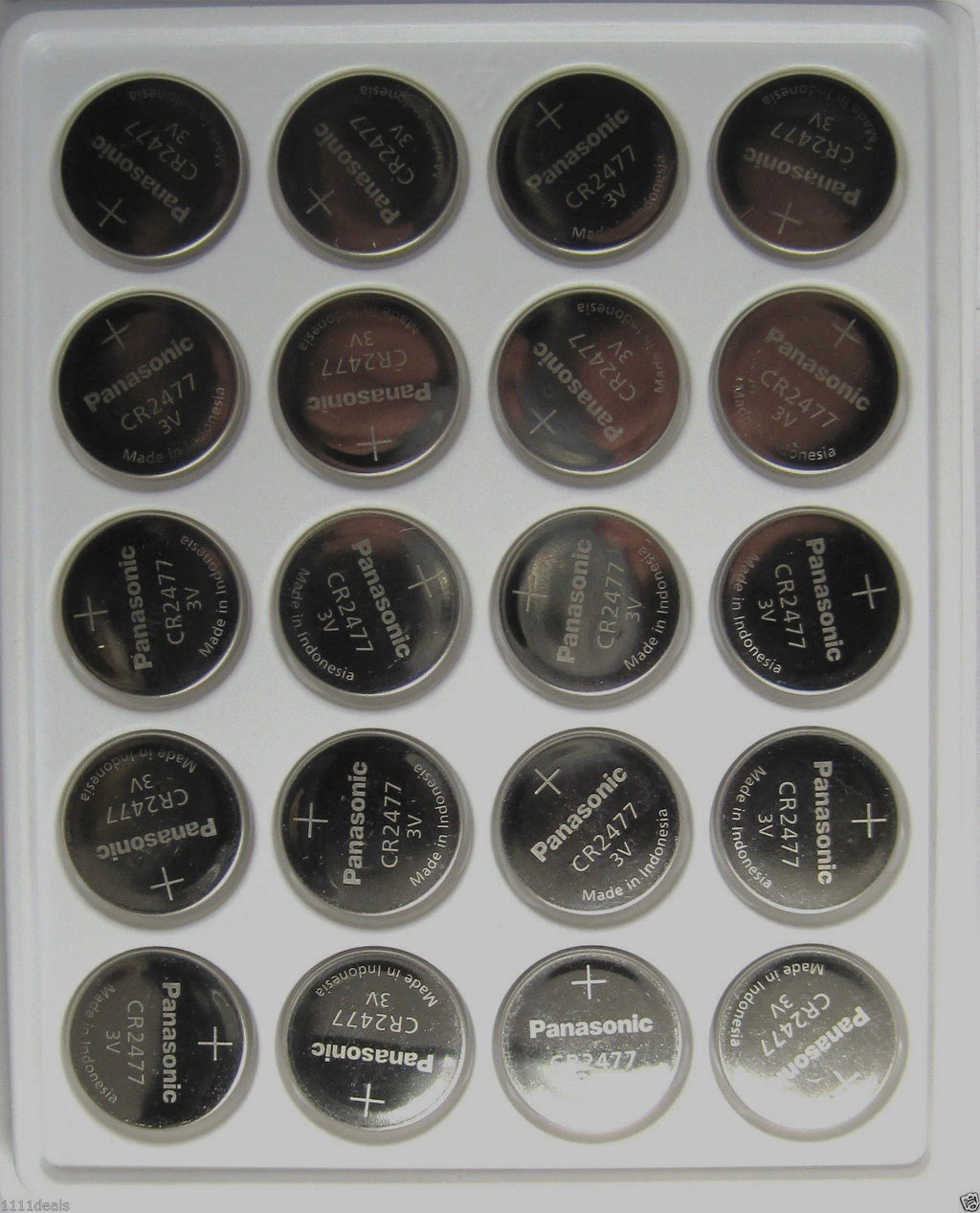 ECR2477 CR2477 2477 3V Lithium Button Coin Batteries By Panasonic x 20