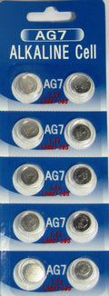 10 Pk AG7 LR927 399 399A 926 SR927SW LR57 SR927 Alkaline Button Cell Battery