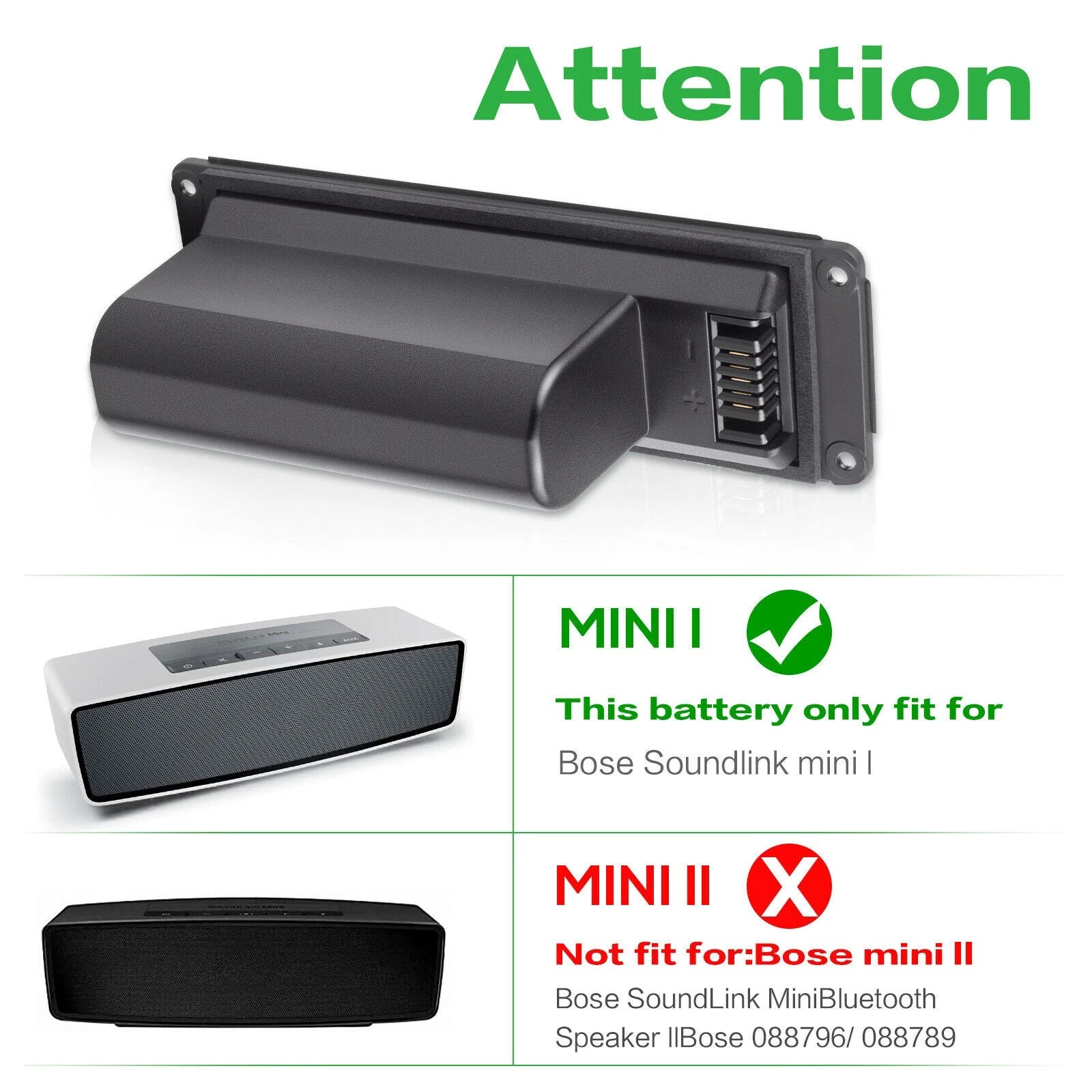 Battery For 061384 Bose SoundLink Mini Bluetooth Speaker one/Speaker I 22Wh