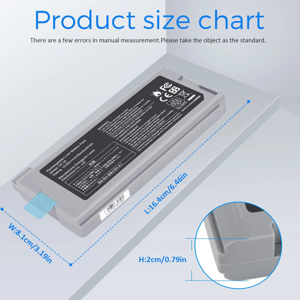 CF-VZSU46 CF-VZSU71U Battery for Panasonic Toughbook CF-30 CF-31 CF-53 CF-VZSU72