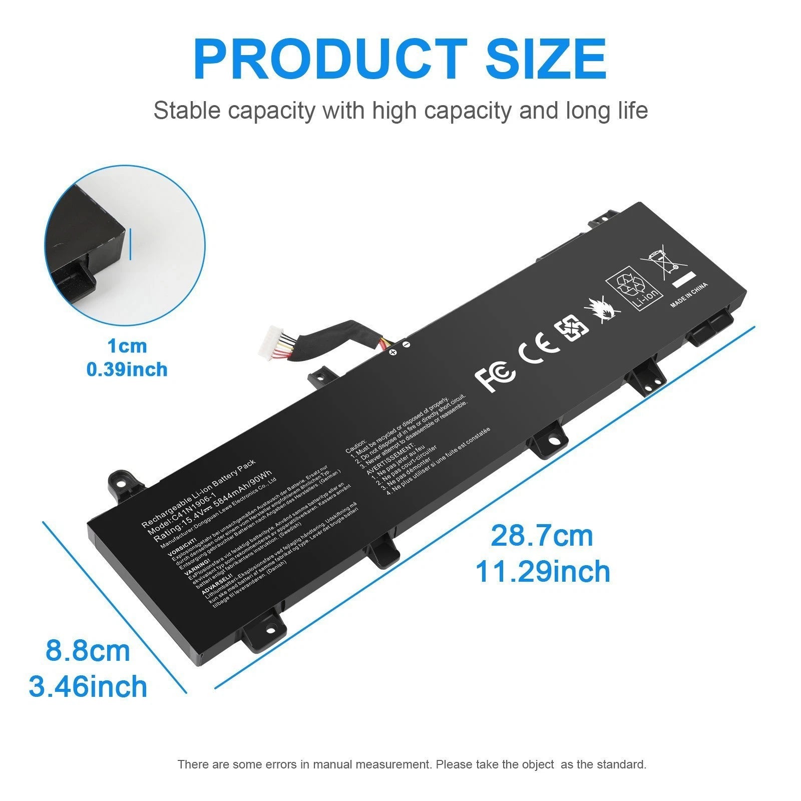New C41N1906-1 Battery For ASUS TUF Gaming FA506 FX506 FA706I FA706 FA707IU 90Wh
