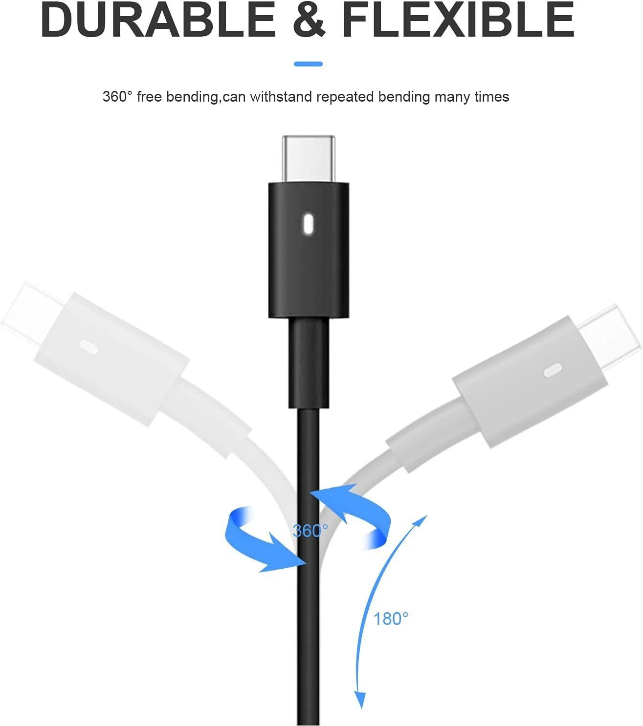 65W USB-C Laptop Charger For Dell Latitude 5520 5430 5420 5530 7430 7420 2in1