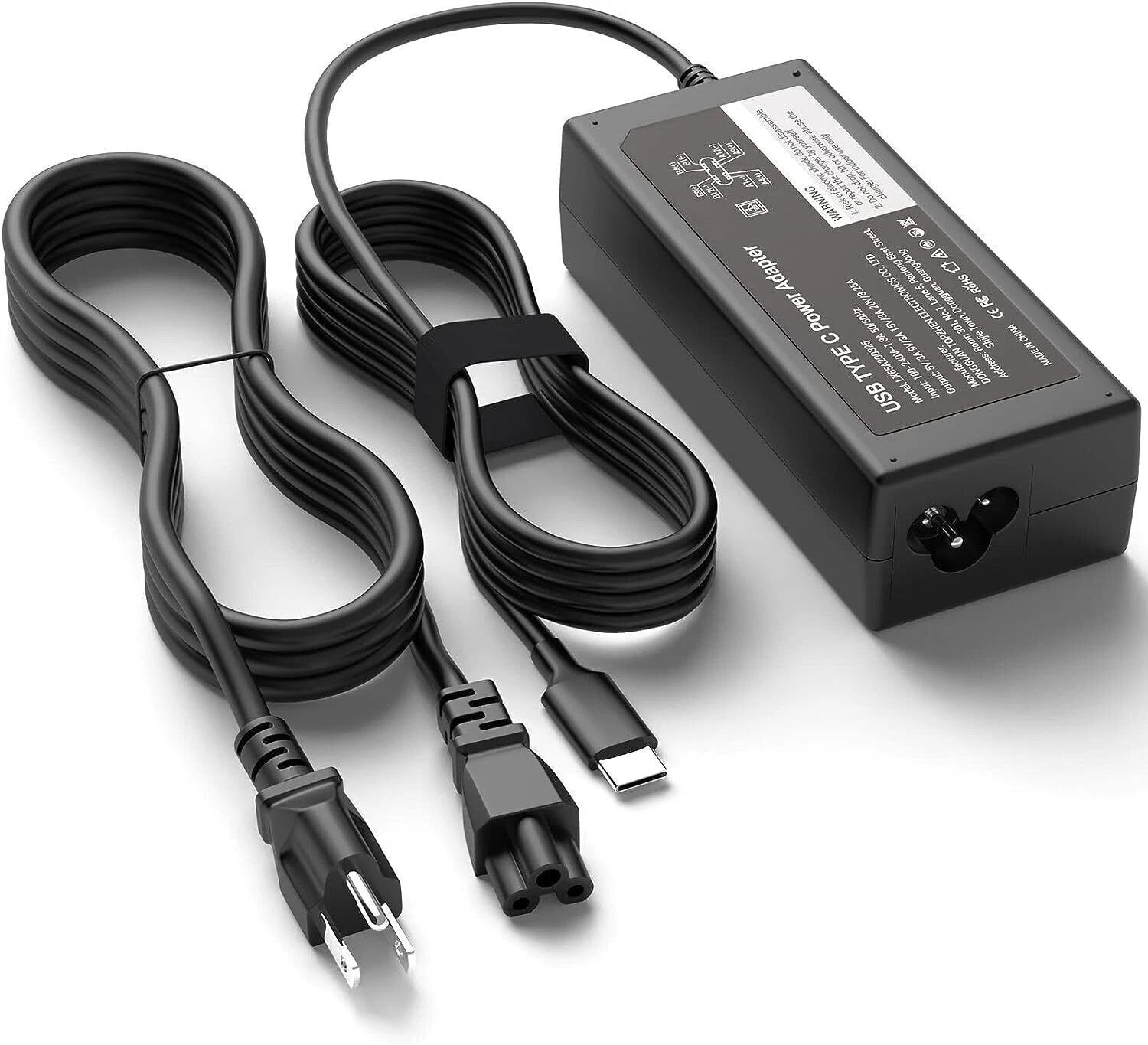 AC Adapter For Acer Chromebook 315 CB315-3H-C2C3 CB315-3H-C4QE 45W USB-C Charger