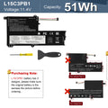 BATTERY L15C3PB1 L15M3PB0 L15C3PB1 FOR LENOVO IdeaPad 330S-14AST 330S-14IKB 51WH
