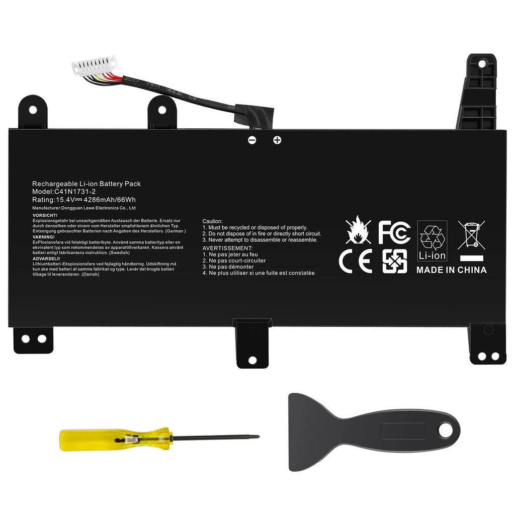 NEW C41N1731-2 Battery for Asus ROG Strix G17 G712LV G712LW G512LU G531GU G731GU