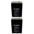 NEW 2pc 6V 4.5Ah SLA Battery WB645 For UB645, D5733, NP4.5-6