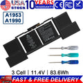 ?A1953 A1990 Battery For MacBook Pro 15" Mid 2018 2019 EMC 3215 3359