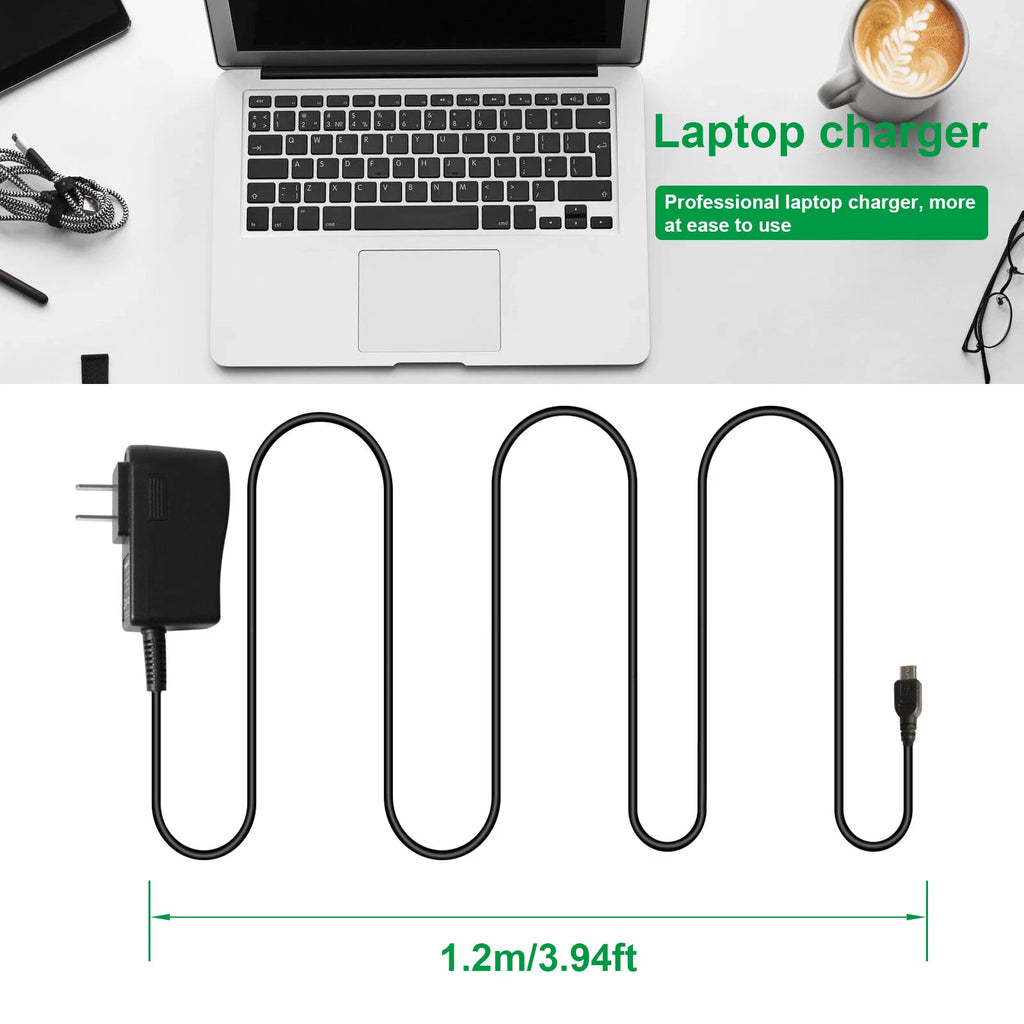 5.25V USB Adapter Charger for HP Chromebook 11 G1 G2 11-1102 11-1101, Asus T100