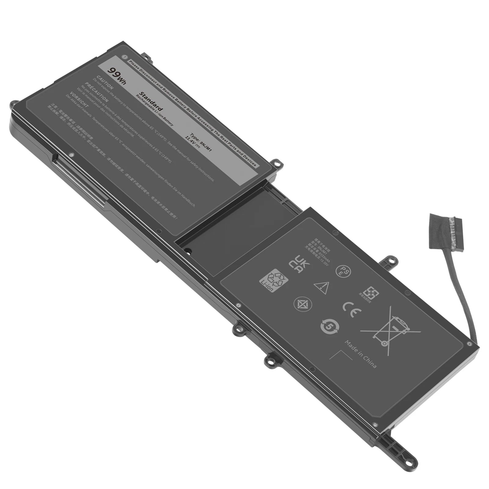 9NJM1 Battery for Dell Alienware 15 R3 R4 17 R4 R5 44T2R MG2YH P69f P31E001 99Wh