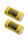 2 Panasonic BR 2/3A Size 3 Volt Lithium Industrial Batteries