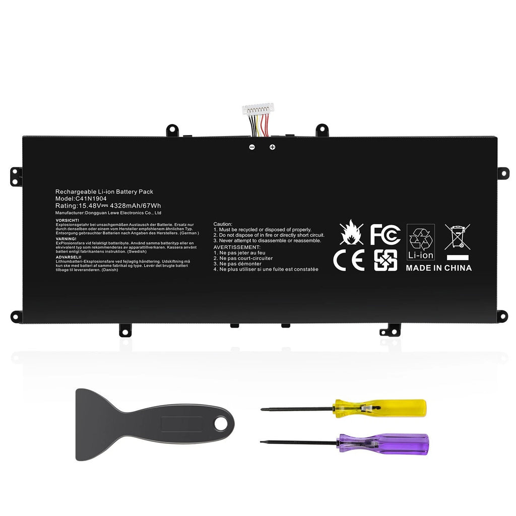 ??LOT C41N1904 Battery For Asus UX325JA UX325EA UX363EA UM425IA 4ICP5/49/121 67W