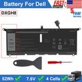 DXGH8 Battery For DELL XPS 13 9370 9380 7390 Inspiron 7390 7391 2-in-1 Series