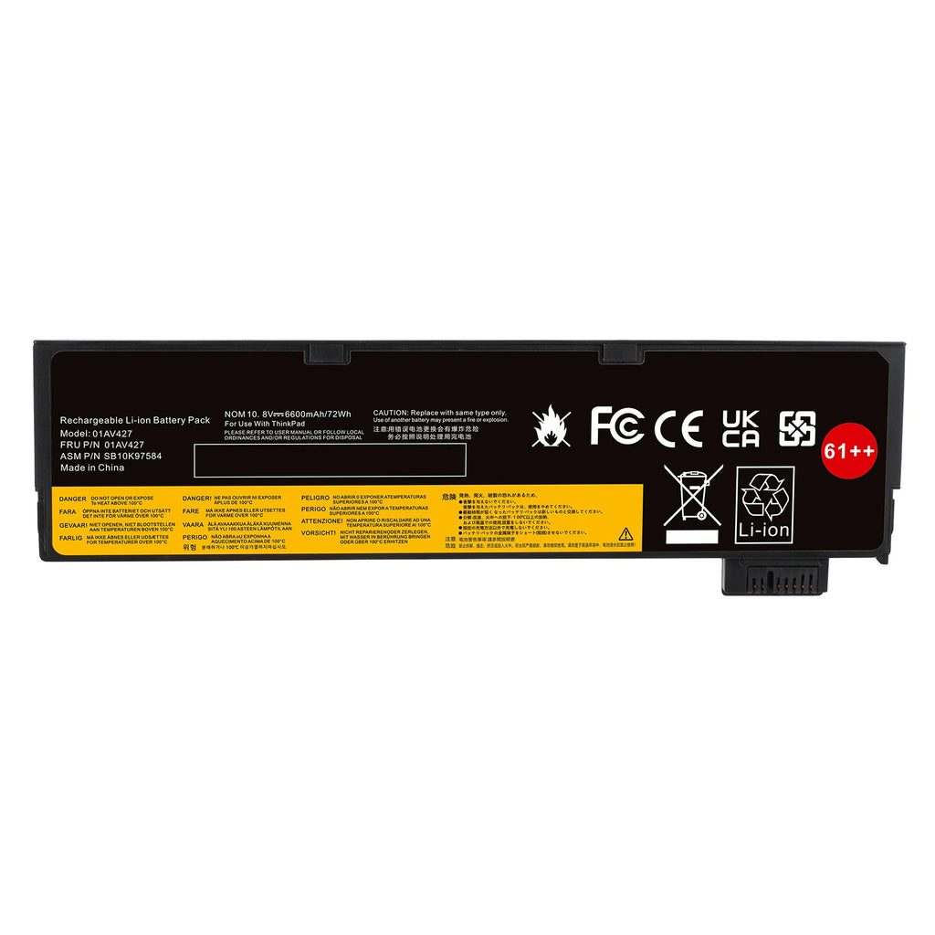 01AV423 01AV452 01AV422 Battery for Lenovo Thinkpad T470 T480 T570 T580 /Charger