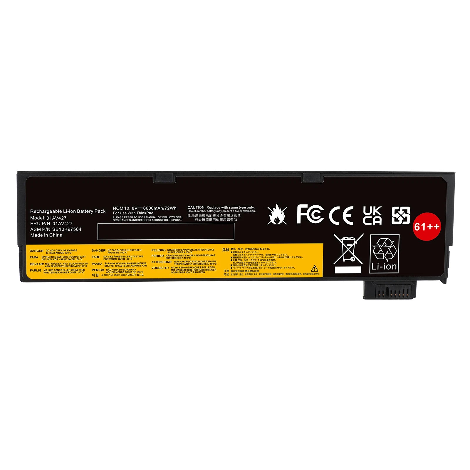 01AV423 01AV452 01AV422 Battery for Lenovo Thinkpad T470 T480 T570 T580 /Charger
