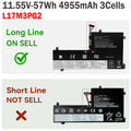 Battery L17C3PG2 L17M3PG2 For Lenovo Legion Y730 Y740-15ICH Y740-15ICHg 57WH NEW