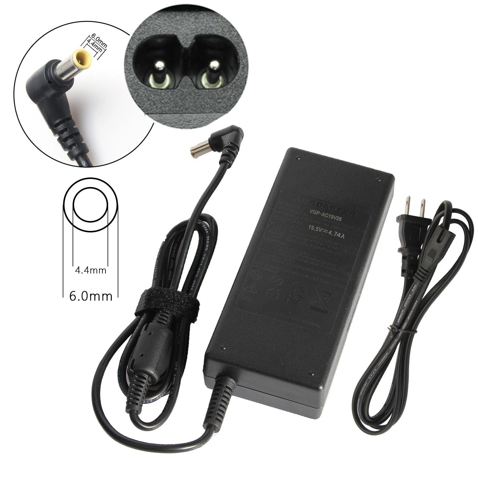 AC Adapter / Power Supply for Sony Vaio PCG-61511L 61611L PCG-6G4L PCG-7113L