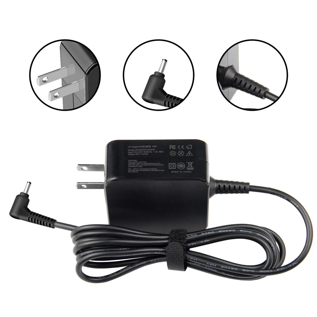 AC Adapter Battery Charger Cord 45W For Acer Swift 1 SF113-31 SF114-31 SF114-32