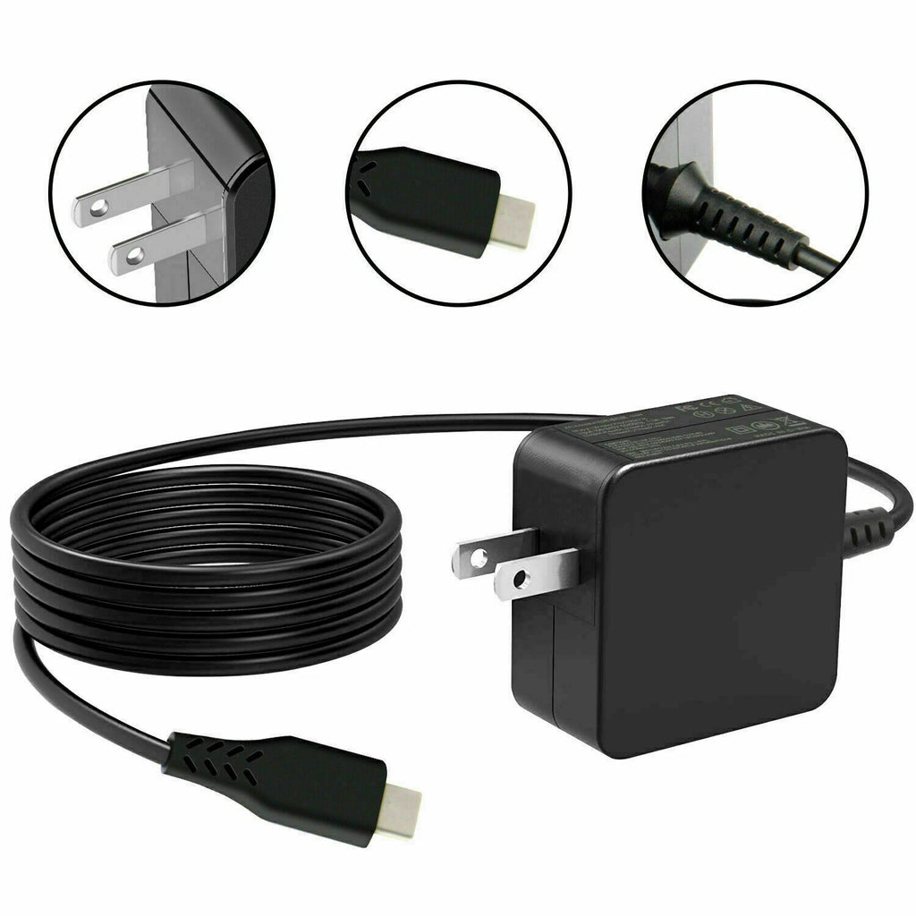Type C 45W AC Adapter Charger for Toshiba Tecra X40 X40-C X40-D X40-E1420 Laptop
