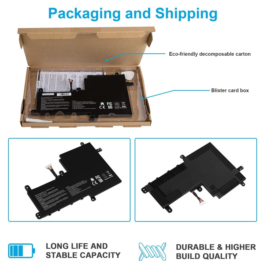 Replace B31N1729 Battery For ASUS VivoBook S15 S530F S530UA S530UN X530FN S5300F