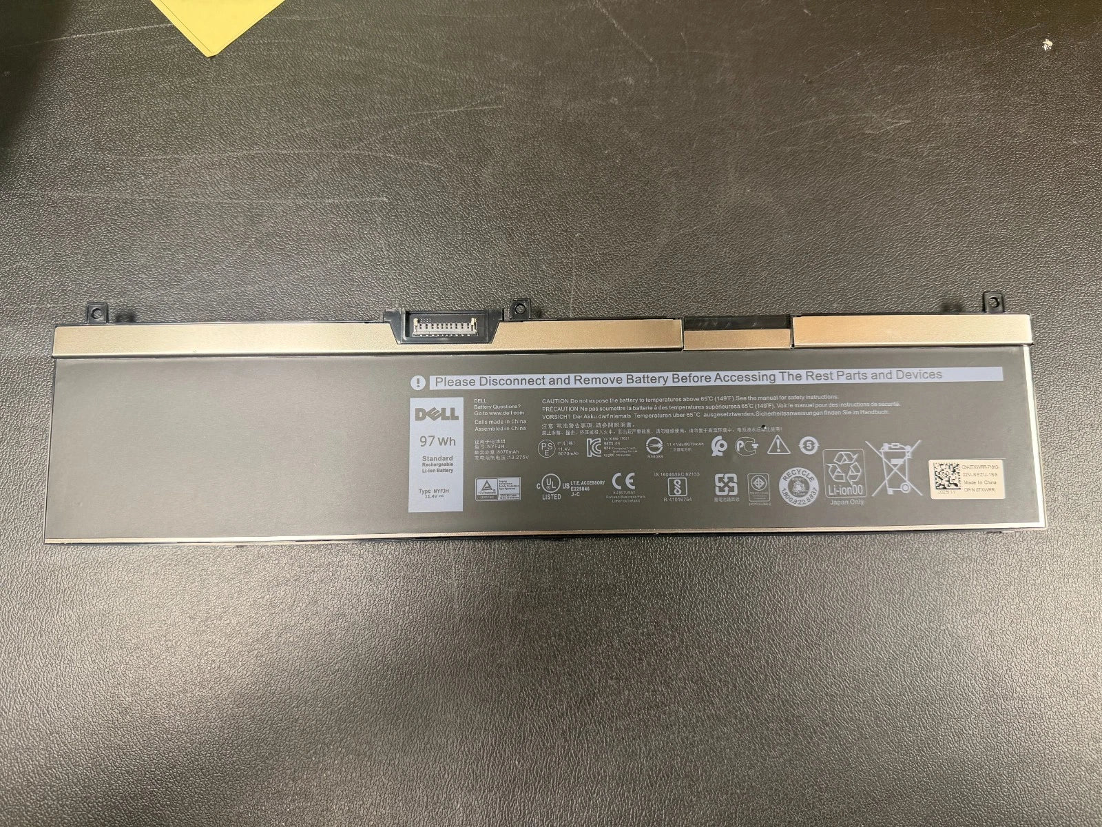 Genuine 97Wh NYFJH Battery Precision 7330 7530 7540 7730 7740 P74F P34E Series