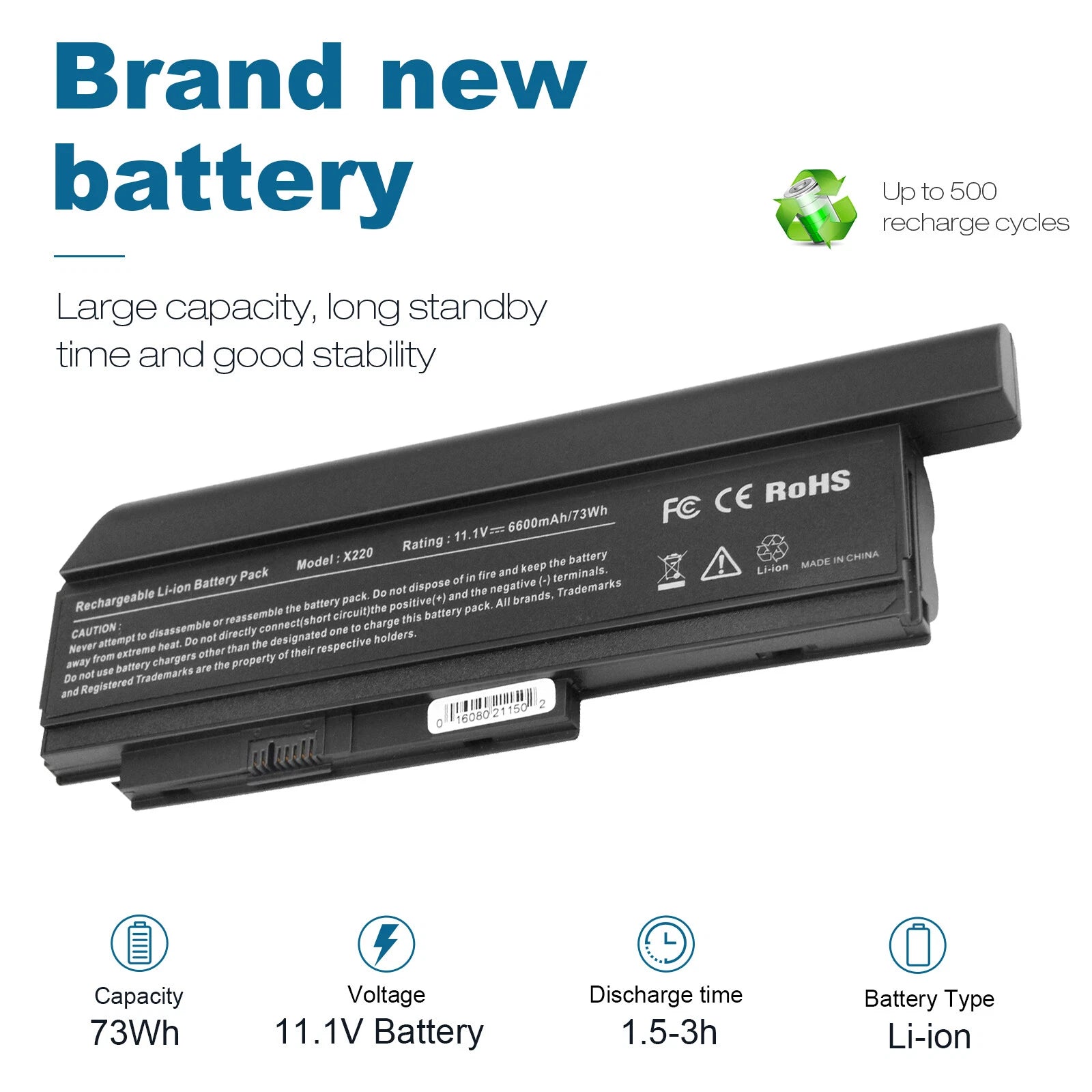 9Cell 44++ Battery For ThinkPad X220 X220i X220s 45N1029 0A36283 73Wh
