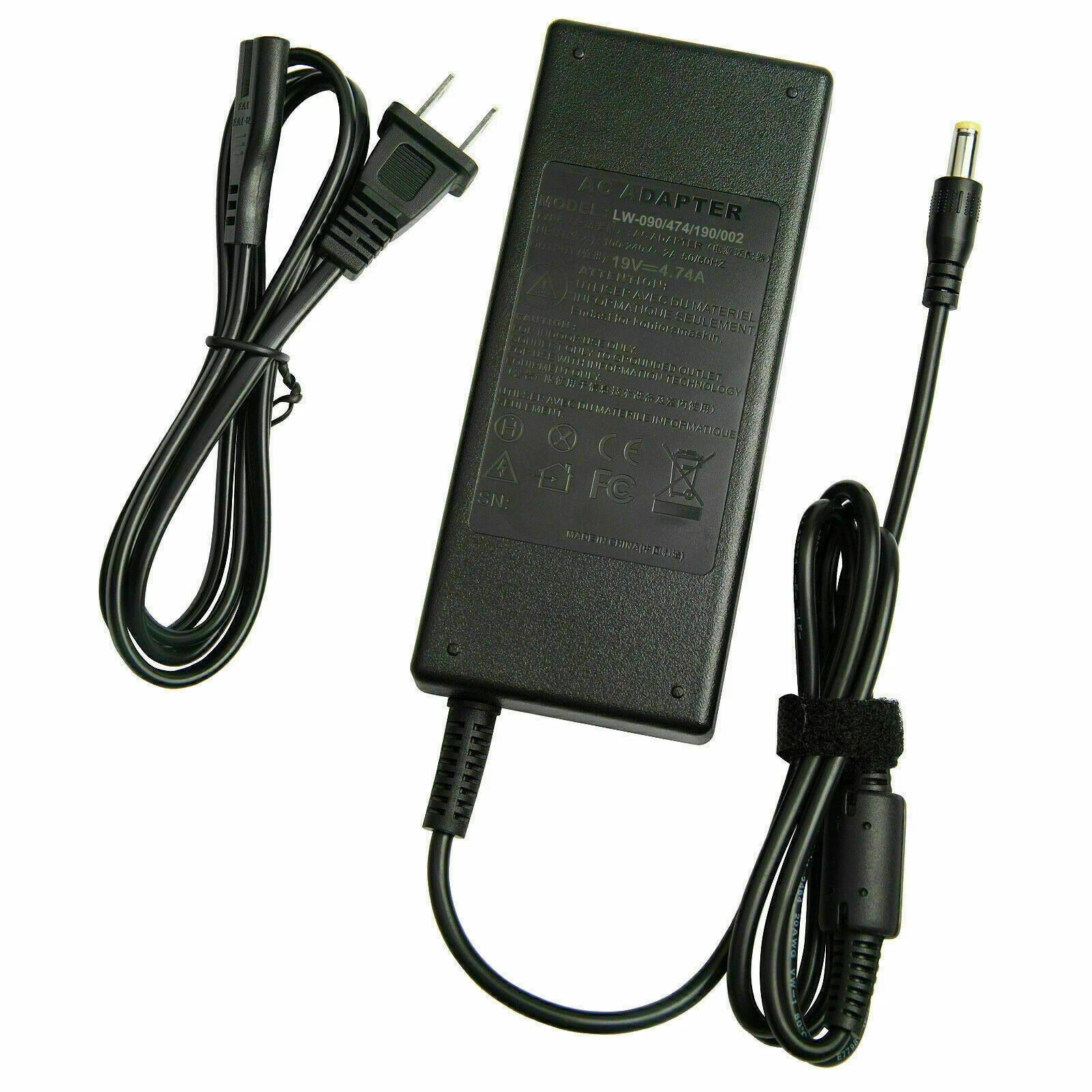 Laptop Charger Power Cord For Fujitsu-Siemens LifeBook T4210 A532 LH530 S7210