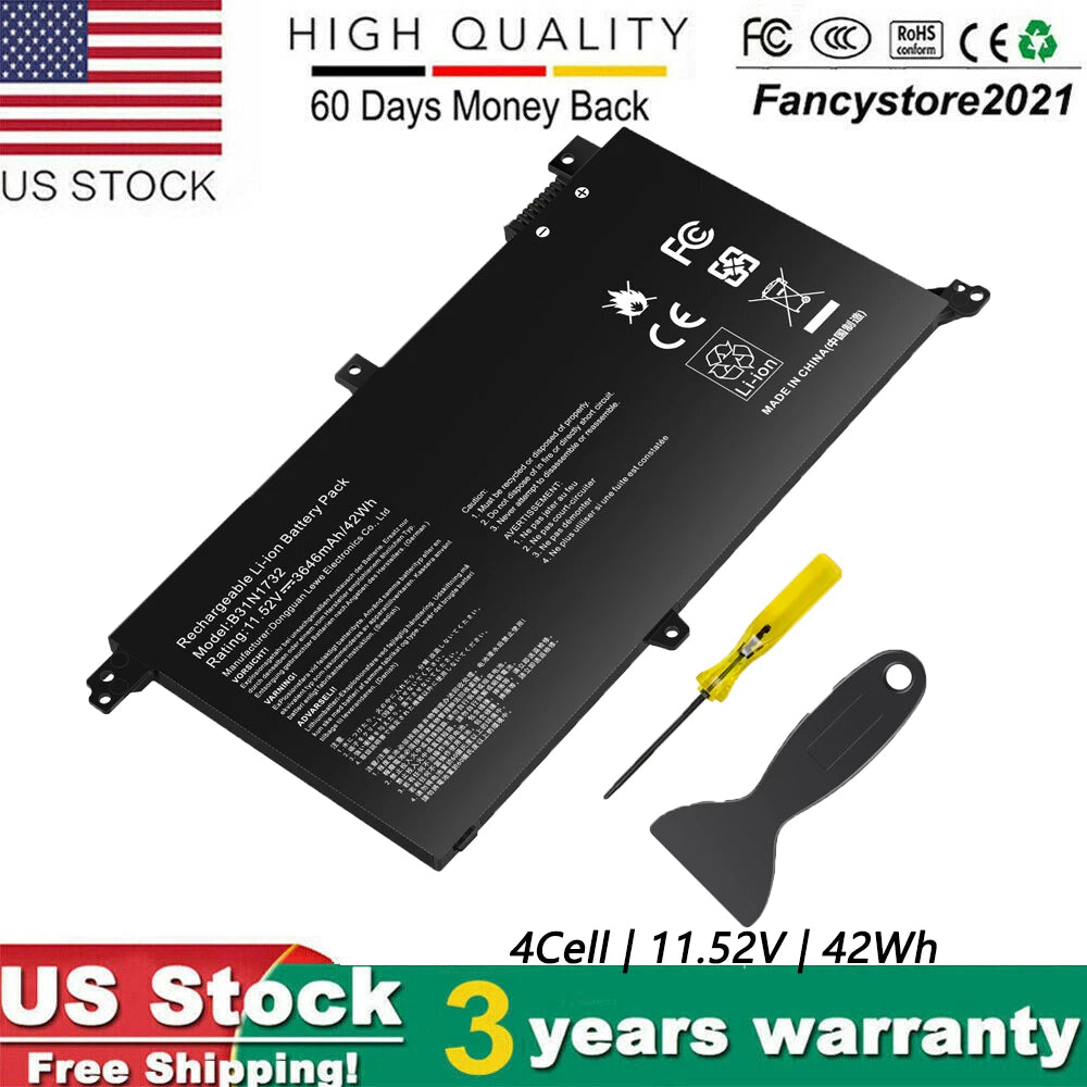 B31N1732 New Laptop Battery for Asus X430FN VX60G S4300F S4300FN X430UN X430UF