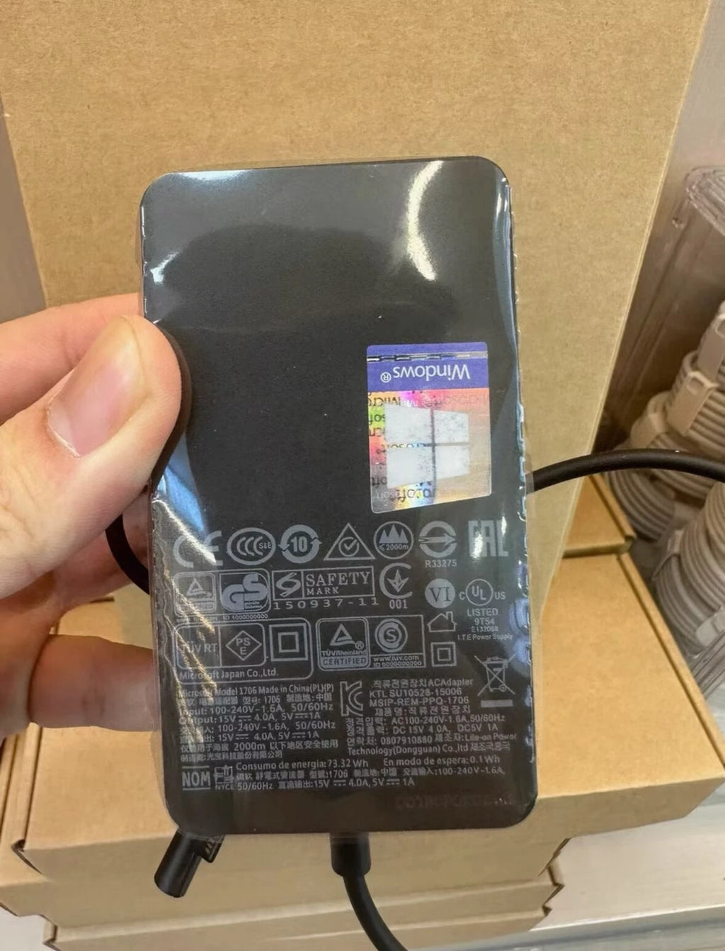 OEM NEW 65W Microsoft Surface Pro Book 1 2 3 4 5 6 7 X Adapter Charger 1706