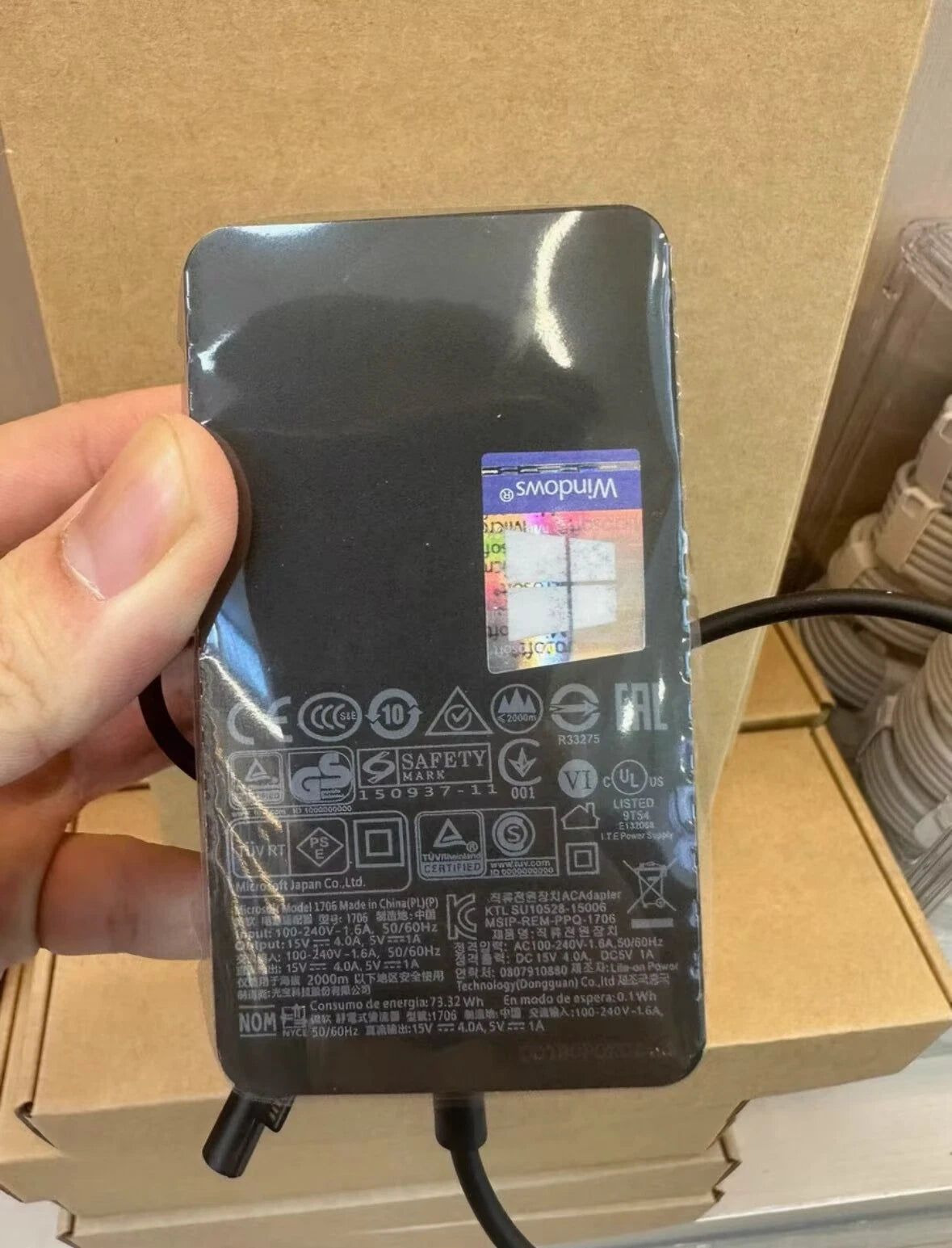 OEM NEW 65W Microsoft Surface Pro Book 1 2 3 4 5 6 7 X Adapter Charger 1706