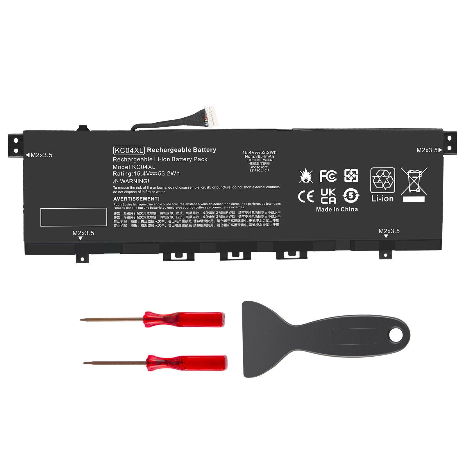 KC04XL Battery For Hp Envy X360 13-AG 13M-AQ 13-AH L08544-2B1 L08496-855 53.2Wh