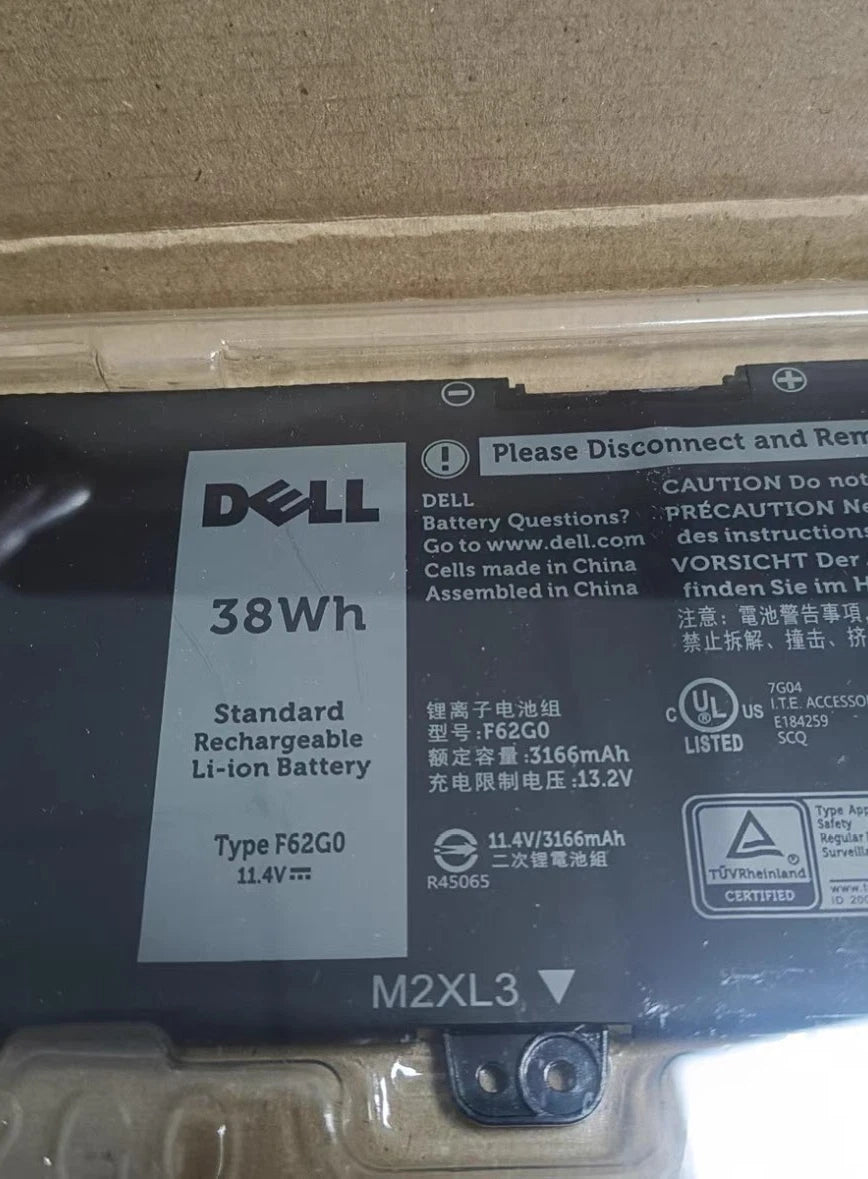 Genuine F62G0 Battery for Dell Inspiron 13 5370 7000 7370 7380 7386 7373 P83G