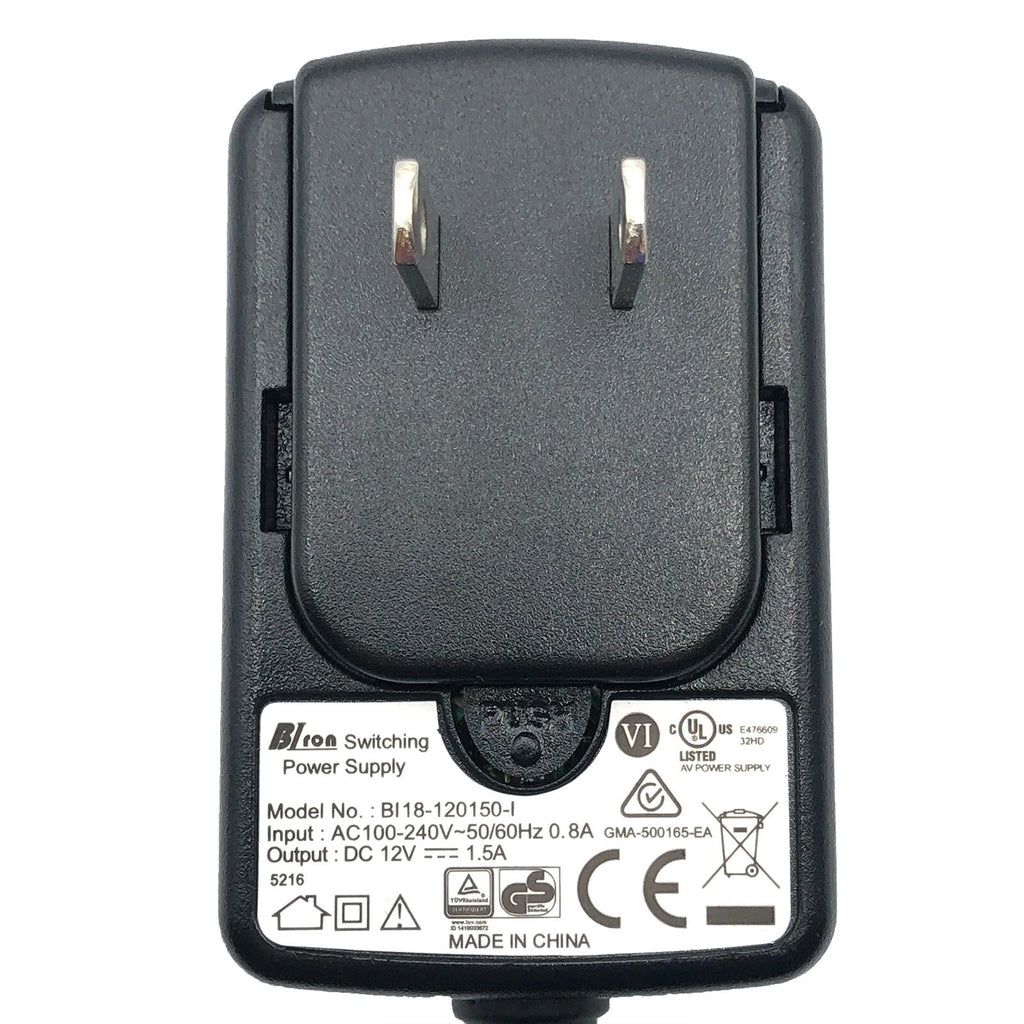 New Genuine BIron BI18-120150-I Power Supply 4-Pin Plug AC Adapter 12V 1.5A 18W