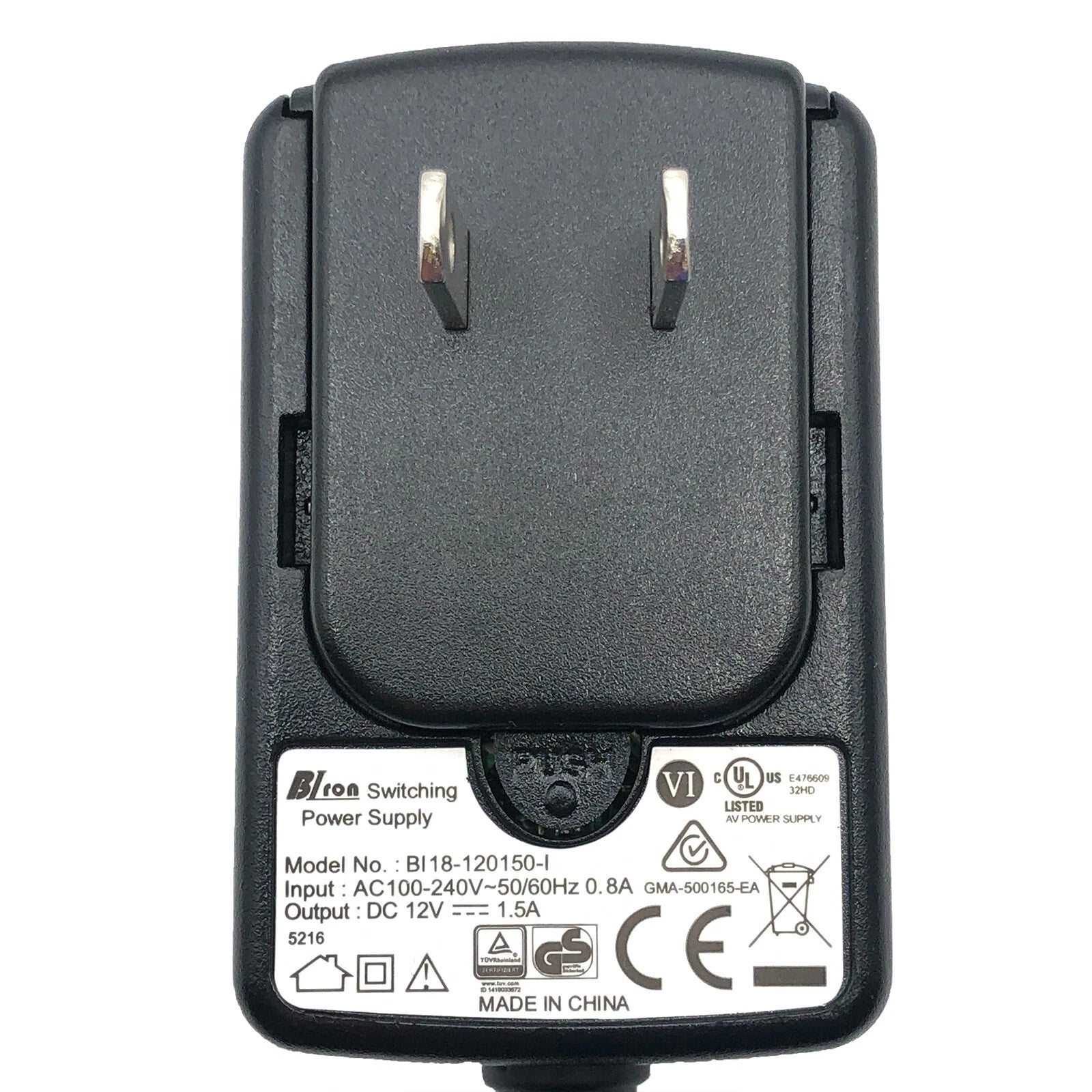 New Genuine BIron BI18-120150-I Power Supply 4-Pin Plug AC Adapter 12V 1.5A 18W