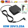 65W Laptop Charger Adapter Power Supply for Lenovo IdeaPad 3 S340 S145 330 320